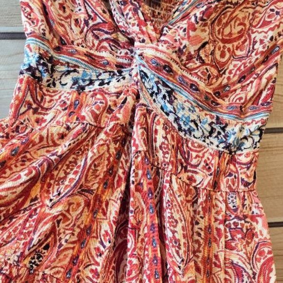 Angie Paisly Sundress SZ L - Picture 2 of 4